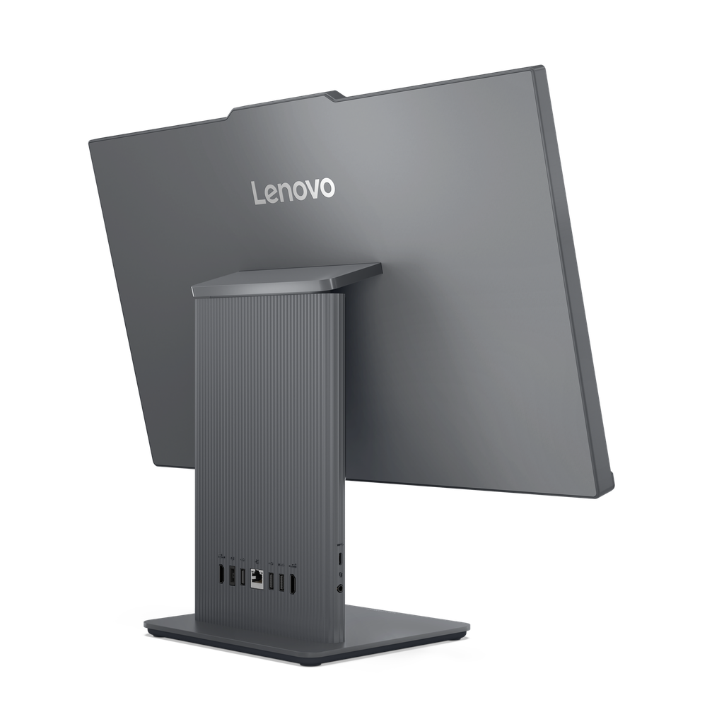 aio Lenovo IdeaCentre 24IRH9 (F0HN000RAX)  i5-13420H 8GB-DDR5 512GB-SSD  Intel-UHD-Graphics 24"-FHD-IPS 100Hz Touch Wireless EOS Keyboard Arabic, Luna Grey, 