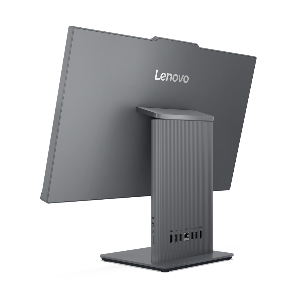 aio Lenovo IdeaCentre 24IRH9 (F0HN000RAX)  i5-13420H 8GB-DDR5 512GB-SSD  Intel-UHD-Graphics 24"-FHD-IPS 100Hz Touch Wireless EOS Keyboard Arabic, Luna Grey, 