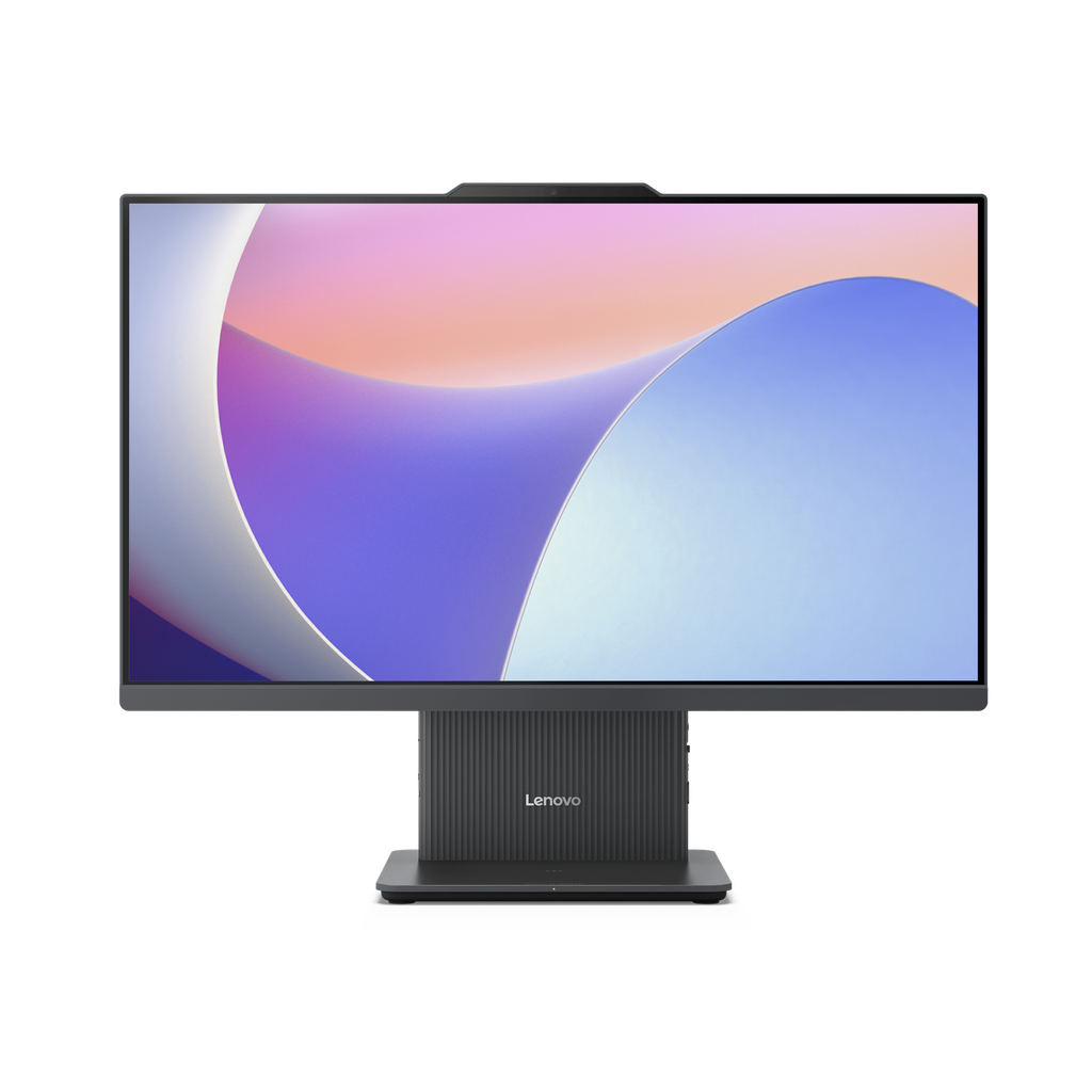 aio Lenovo IdeaCentre 24IRH9 (F0HN000RAX)  i5-13420H 8GB-DDR5 512GB-SSD  Intel-UHD-Graphics 24"-FHD-IPS 100Hz Touch Wireless EOS Keyboard Arabic, Luna Grey, 