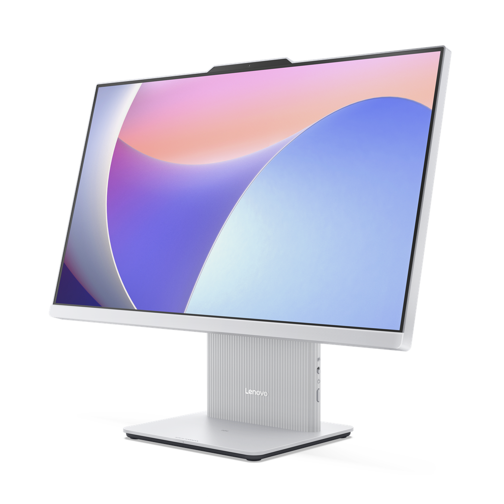 aio Lenovo IdeaCentre 24IRH9 (F0HN000RAX)  i5-13420H 8GB-DDR5 512GB-SSD  Intel-UHD-Graphics 24"-FHD-IPS 100Hz Touch Wireless EOS Keyboard Arabic, Luna Grey, 