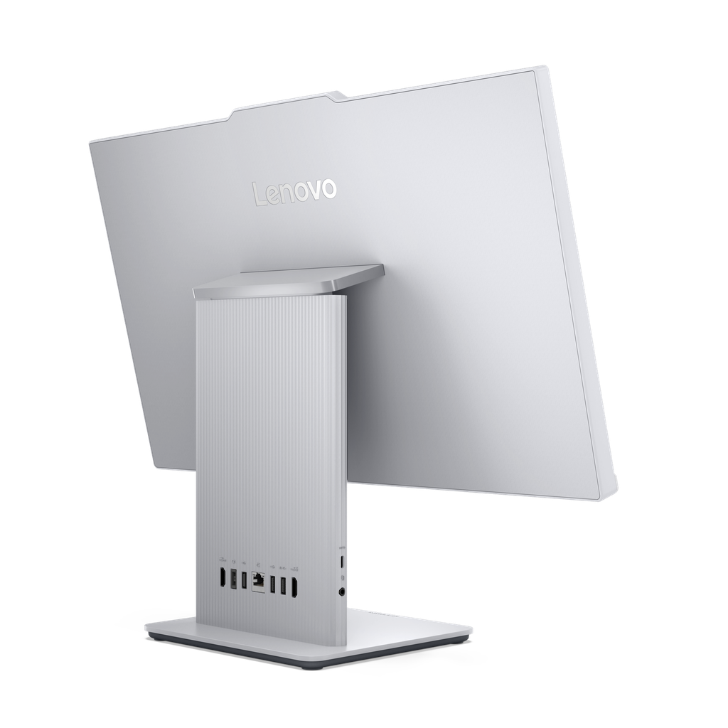 aio Lenovo IdeaCentre 24IRH9 (F0HN000RAX)  i5-13420H 8GB-DDR5 512GB-SSD  Intel-UHD-Graphics 24"-FHD-IPS 100Hz Touch Wireless EOS Keyboard Arabic, Luna Grey, 