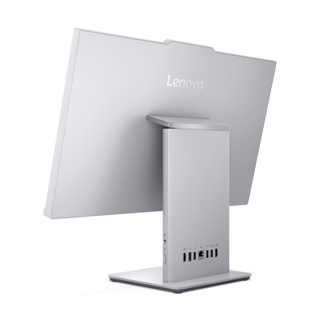 aio Lenovo IdeaCentre 24IRH9 (F0HN000RAX)  i5-13420H 8GB-DDR5 512GB-SSD  Intel-UHD-Graphics 24"-FHD-IPS 100Hz Touch Wireless EOS Keyboard Arabic, Luna Grey, 