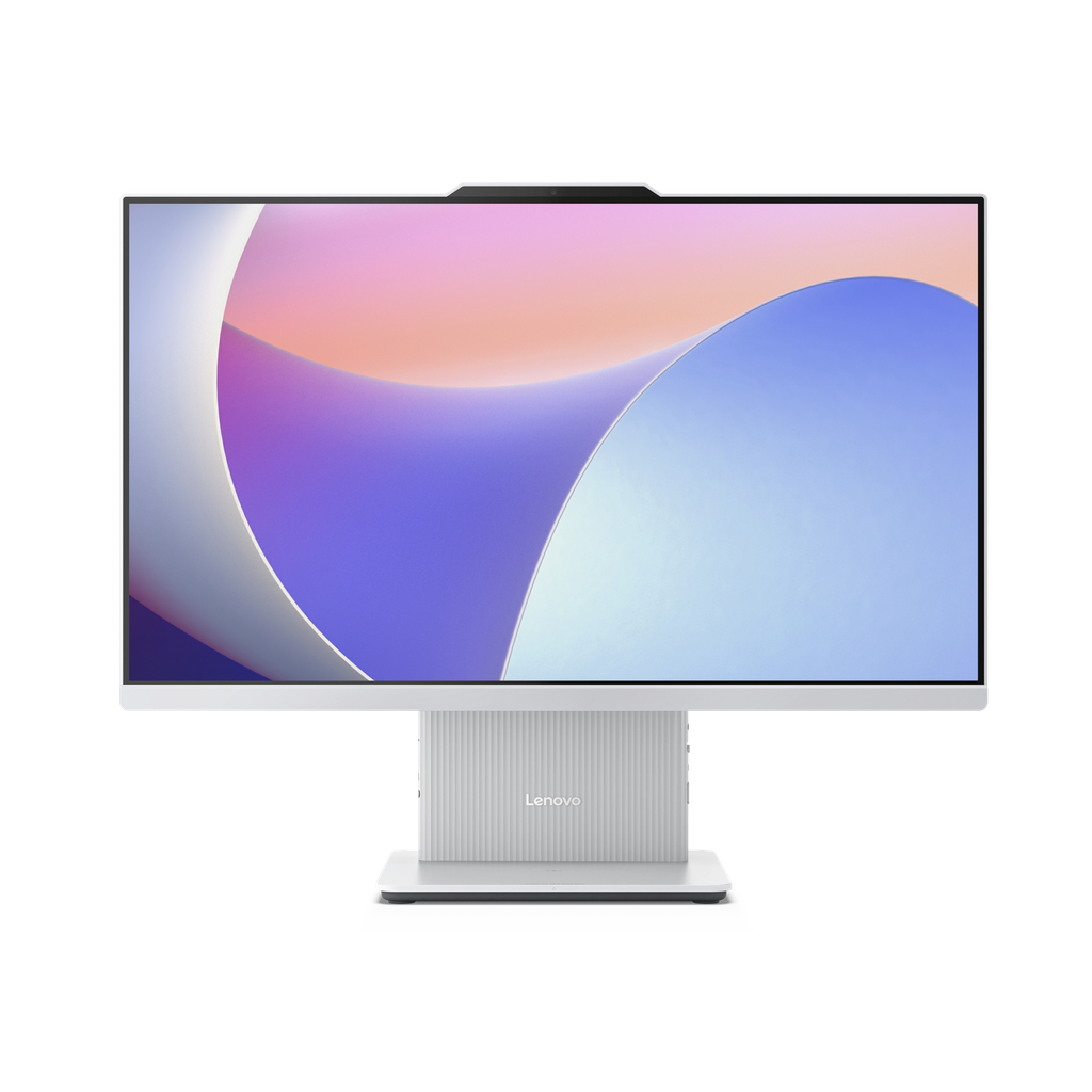 aio Lenovo IdeaCentre 24IRH9 (F0HN000RAX)  i5-13420H 8GB-DDR5 512GB-SSD  Intel-UHD-Graphics 24"-FHD-IPS 100Hz Touch Wireless EOS Keyboard Arabic, Luna Grey, 