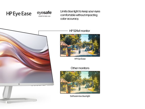 HP Series 5 Monitor - 524sf | 24-inch FHD 100Hz Black (94C17AS#ABV) 