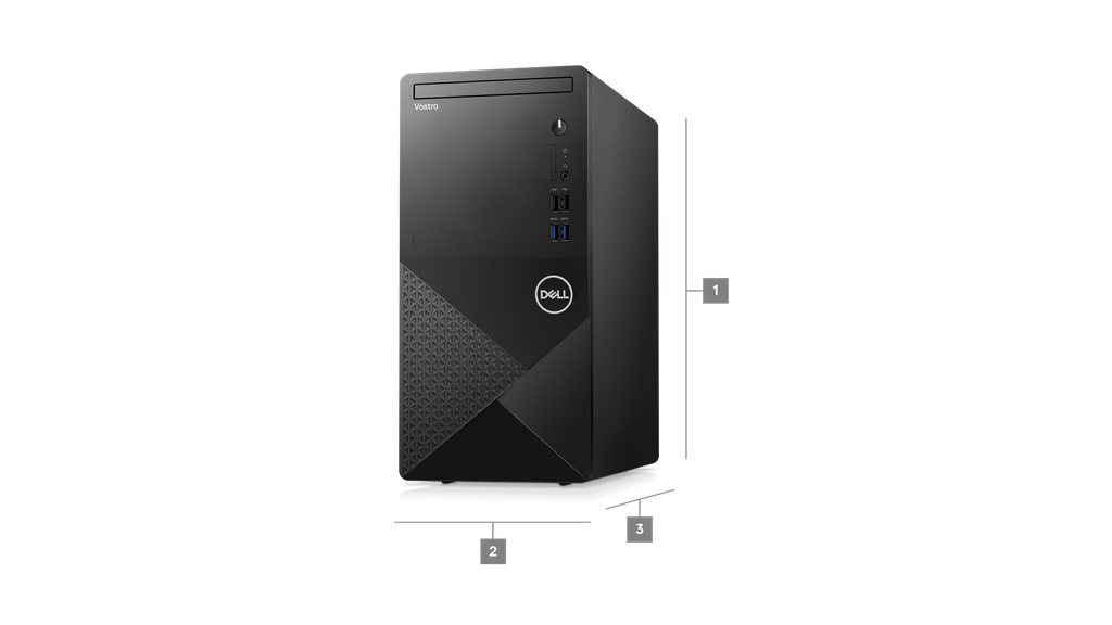 DELL SYSTEM VOSTRO 3910 Ci5-12400 4GB 1TB-HDD DVD WLAN EN/AR KB,DOS