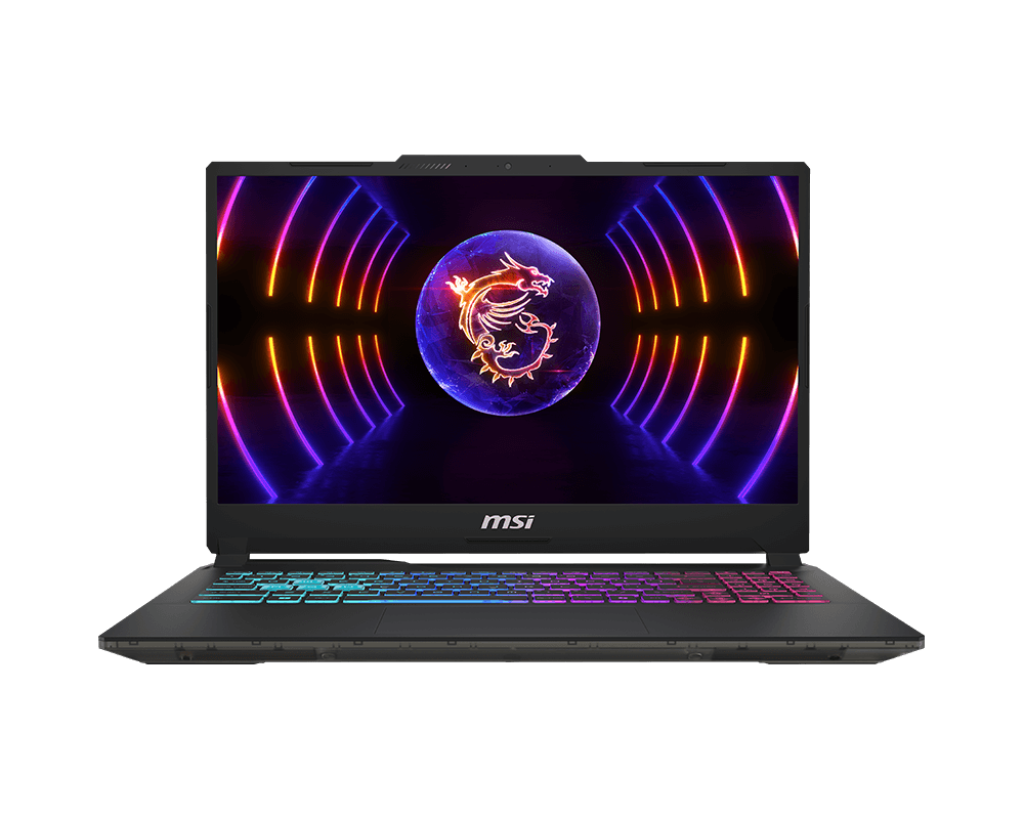MSI Cyborg 15 A13VF-699XRO Gaming Laptop, 15.6" FHD IPS 144Hz Display, Intel Core i7-13620H, 16GB RAM, 1TB SSD, GeForce RTX 4060 8GB, Backlit English KB, FreeDOS, Black | 9S7-15K111-699 