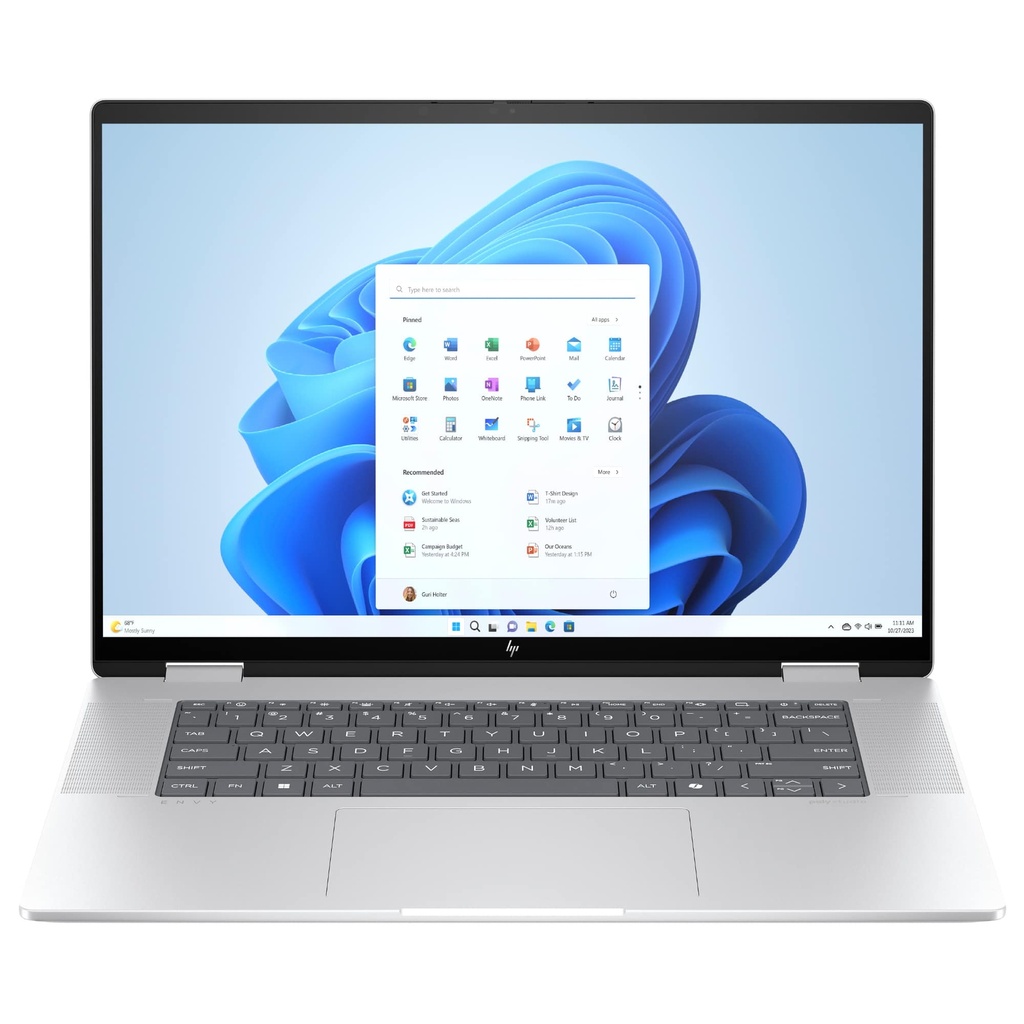 HP Envy x360 Laptop 16-ac0013dx 9S1R5UA, Intel Core Ultra 5 125U, 16GB, 512GB SSD, Intel UHD Graphics, 16-inch FHD IPS Touch, Win11