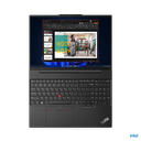 Lenovo ThinkPad E16 Gen1 Ci7-1355U 8GB 512GB-SSD Iris-Xe-Graphics FPR Backlit-KB 16-inch WUXGA IPS DOS Black BAG US  