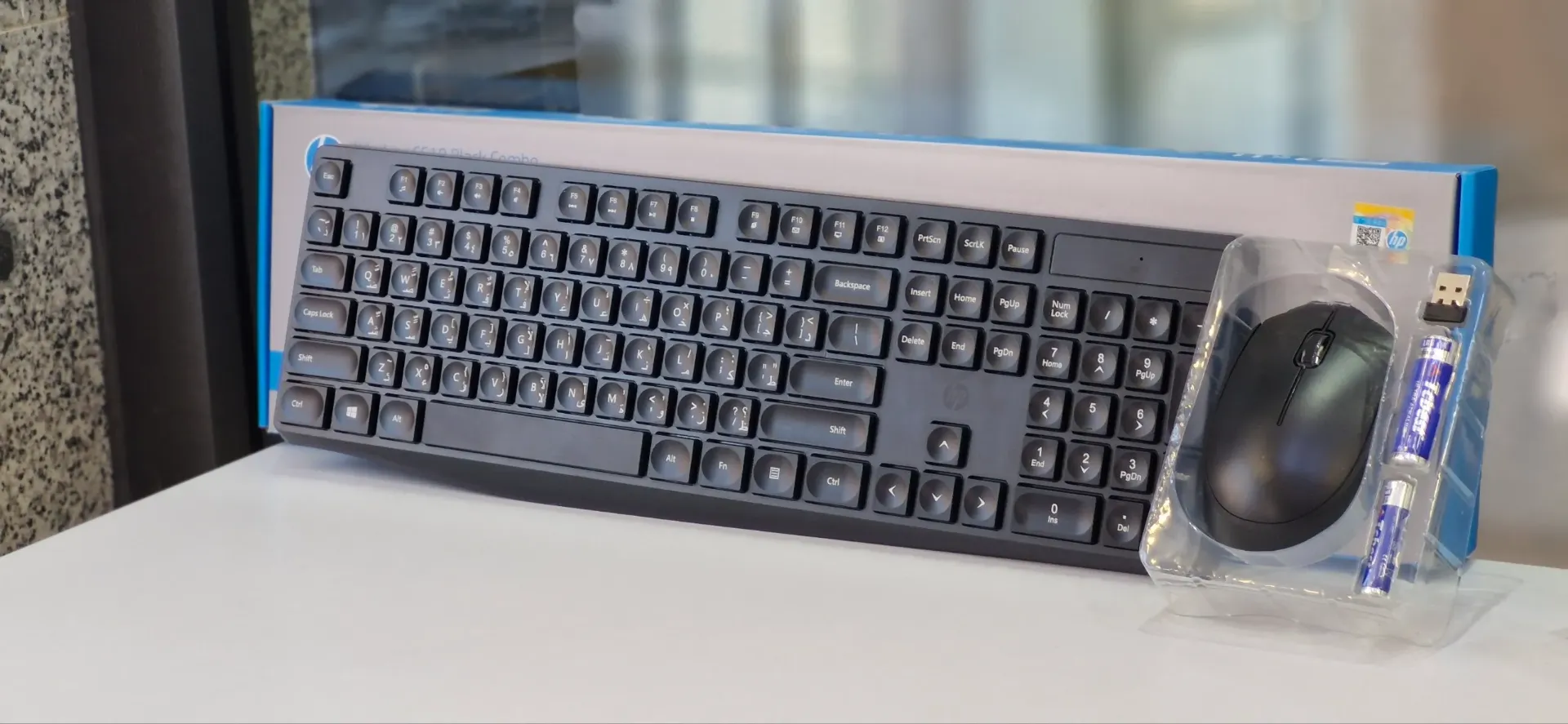 [134] HP CS10 Wireless Black Combo Keyboard & Mouse