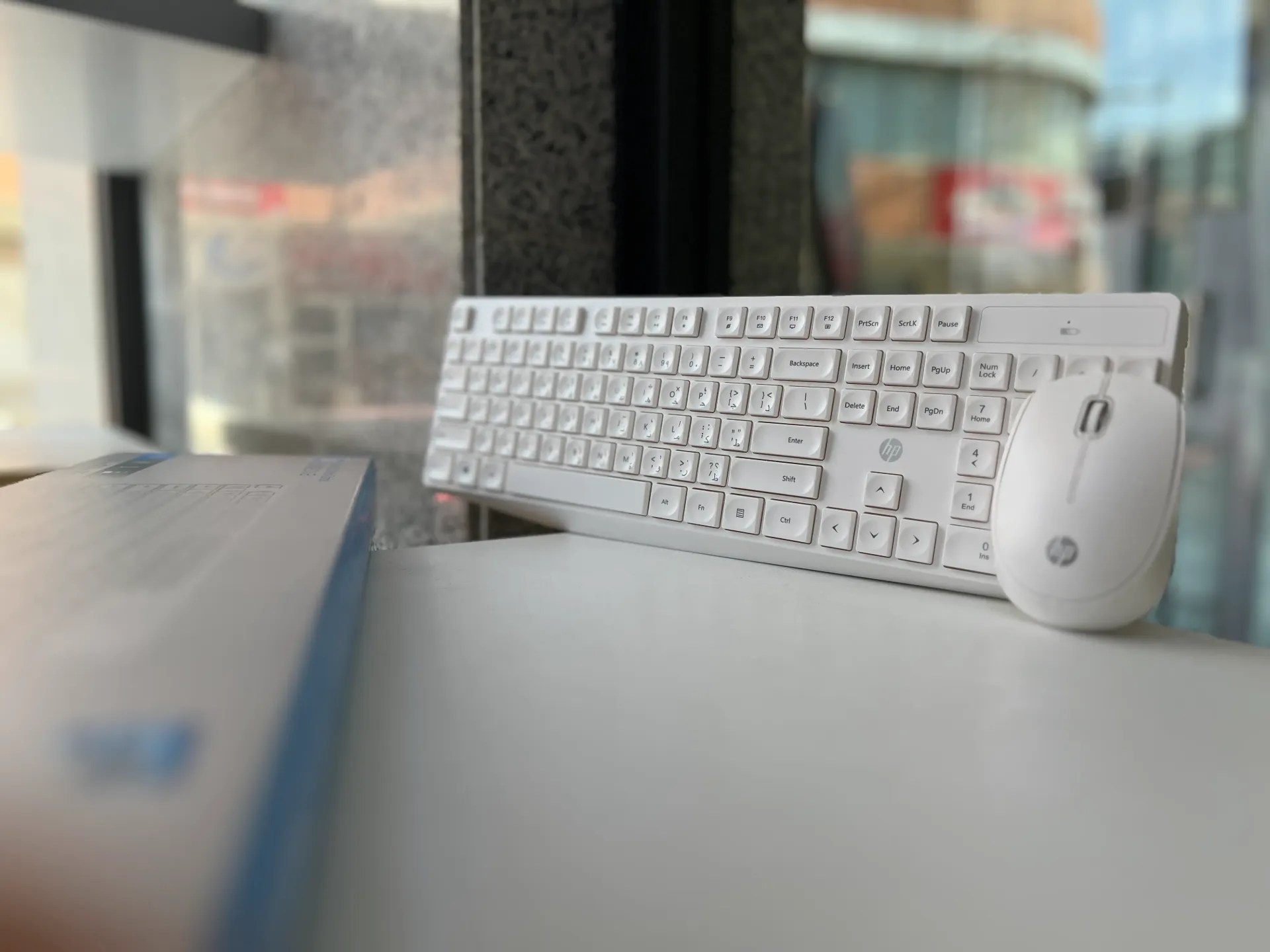 [369] HP CS10 Wireless White Combo Keyboard & Mouse