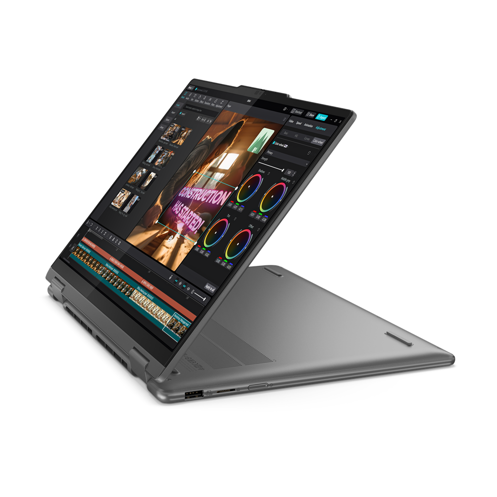 Lenovo Yoga 7i 16IML9 x360 / Core Ultra7-155U / 16GB-LPDDR5x-7467 / 1TB-SSD / Intel Graphics / 16-inch WUXGA IPS Touch / Backlit-KB FPR / Win11 / Storm Grey / US
