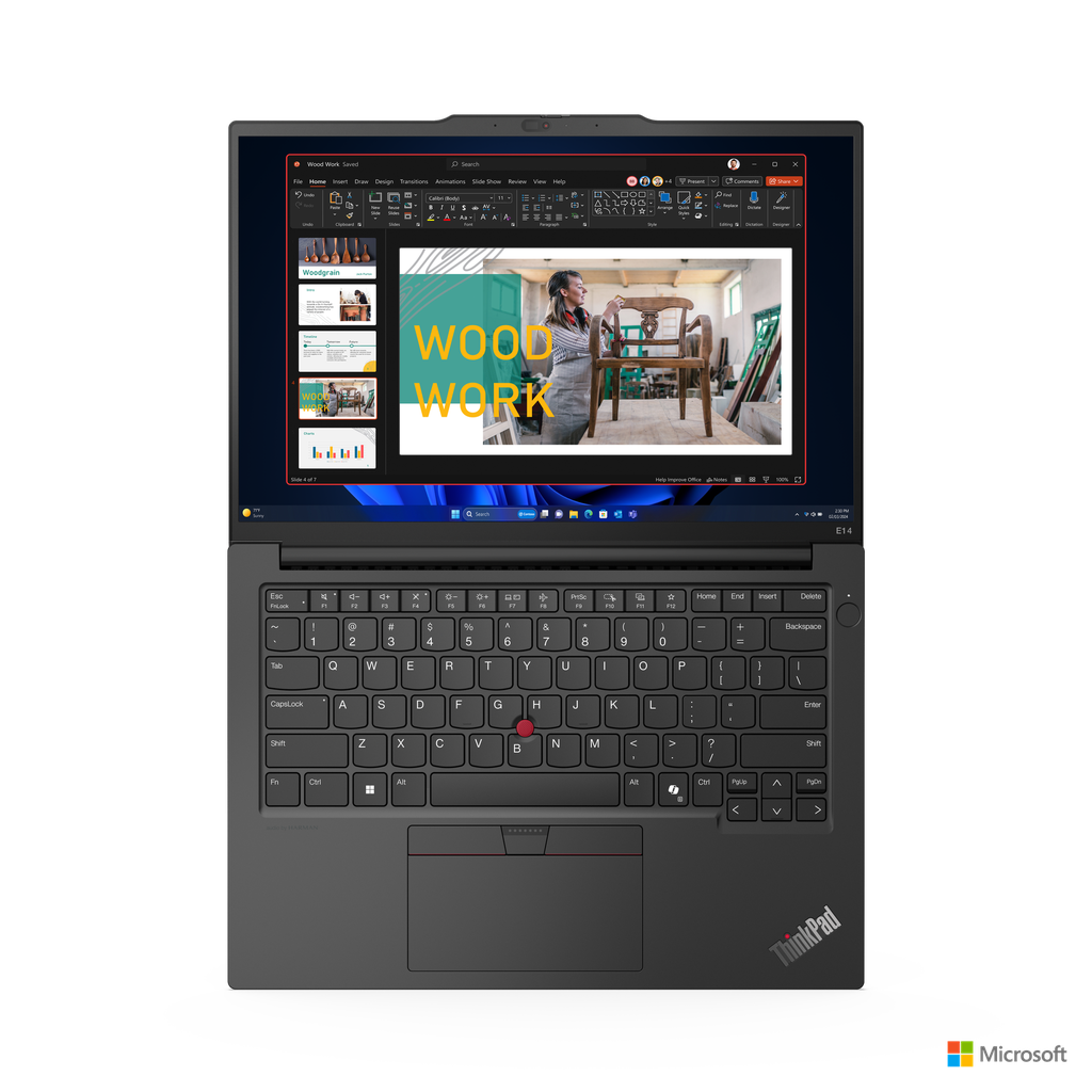 [721] Lenovo ThinkPad E14 Gen6 / Intel Core Ultra5-125H / 8GB-DDR5 / 512GB-SSD / Intel Arc Graphics / 14-inch WUXGA IPS / DOS / Black / FPR | Backlit-KB