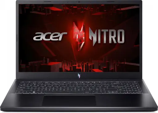 Acer Nitro V15-ANV15-51-789J Ci7-13620H / *16GB* / 512GB-SSD / RGB Backlit-KB / *8GB-NVIDIA-RTX-4060* / *15.6 FHD IPS* / 144Hz / Slim Bezel / W11 / Obsidian Black / ENG 