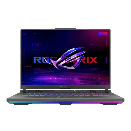 ASUS ROG Strix G16 G614JIR-N3161 / Ci9-14900HX / 16GB-DDR5 / 512GB-SSD / 8GB-RTX4070 / RGB-Backlit-KB / 16 WUXGA(FHD+) 165Hz WV / DOS / GRAY / AR